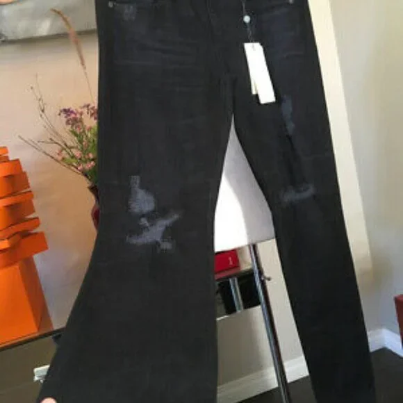 Adriano Goldschmed Black Stretch Cigarette Jeans